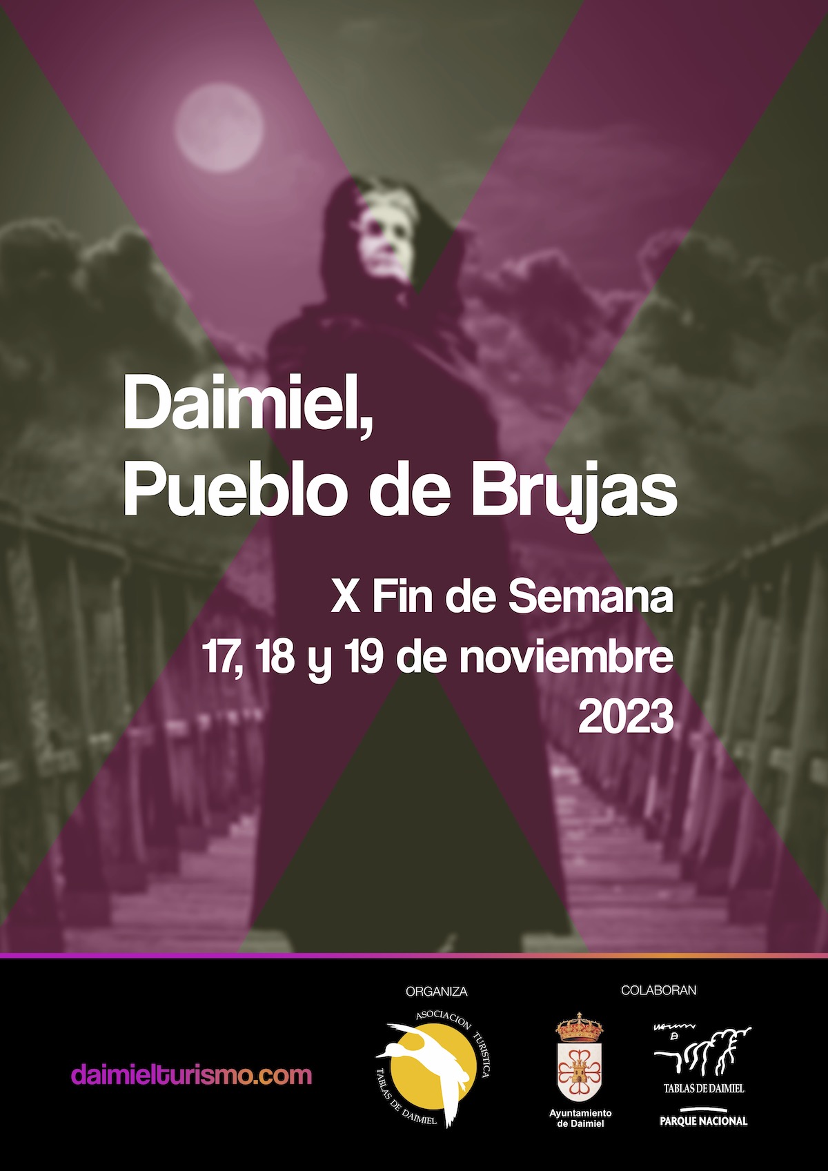 Cartel X Fin de Semana Daimiel Pueblo de Brujas