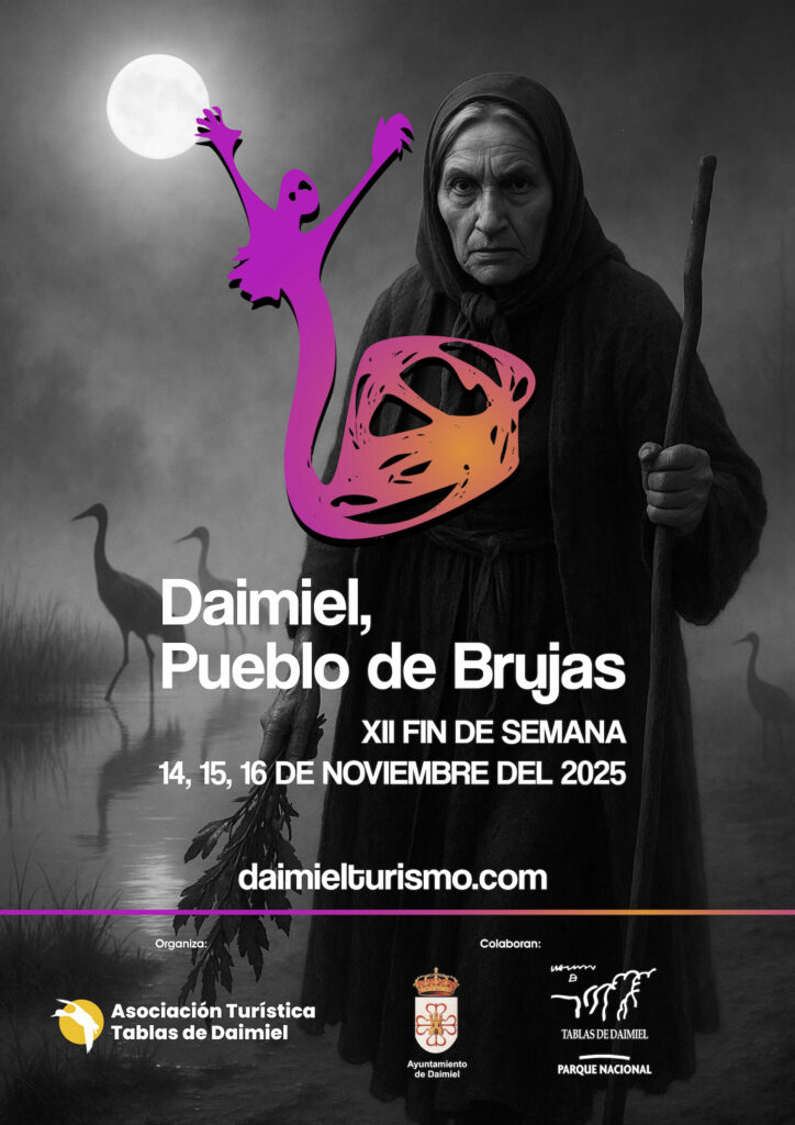 CARTEL XII EDICION FIN DE SEMANA DAIMIEL PUEBLO DE BRUJAS